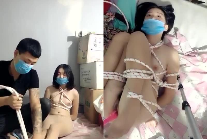 
							情侶學A片玩SM绳子捆绑打屁股道具插逼逼爽的大叫
						